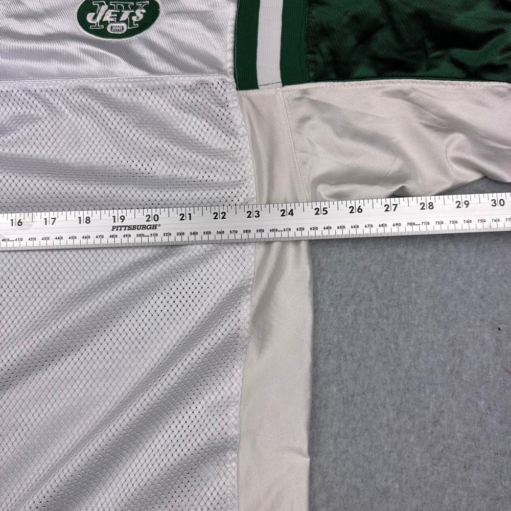 Reebok NFL Authentic New York Jets Mark Sanchez 6 Jersey Mens 52 White Green - Picture 5 of 7